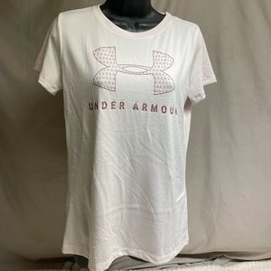 Womens Light Pink Under Armour Tee